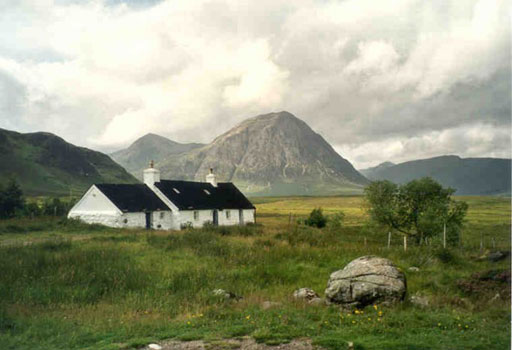 Black Rock Cottage mit Buachaille Etive Mr